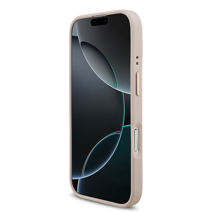 iPhone 17 Kılıf Guess Orjinal Lisanslı 4G Büyük Metal Logolu Kalın Askılı Kılıf