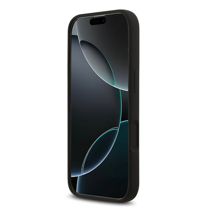 iPhone 17 Kılıf Guess Orjinal Lisanslı Grained Yazı Logolu Kılıf