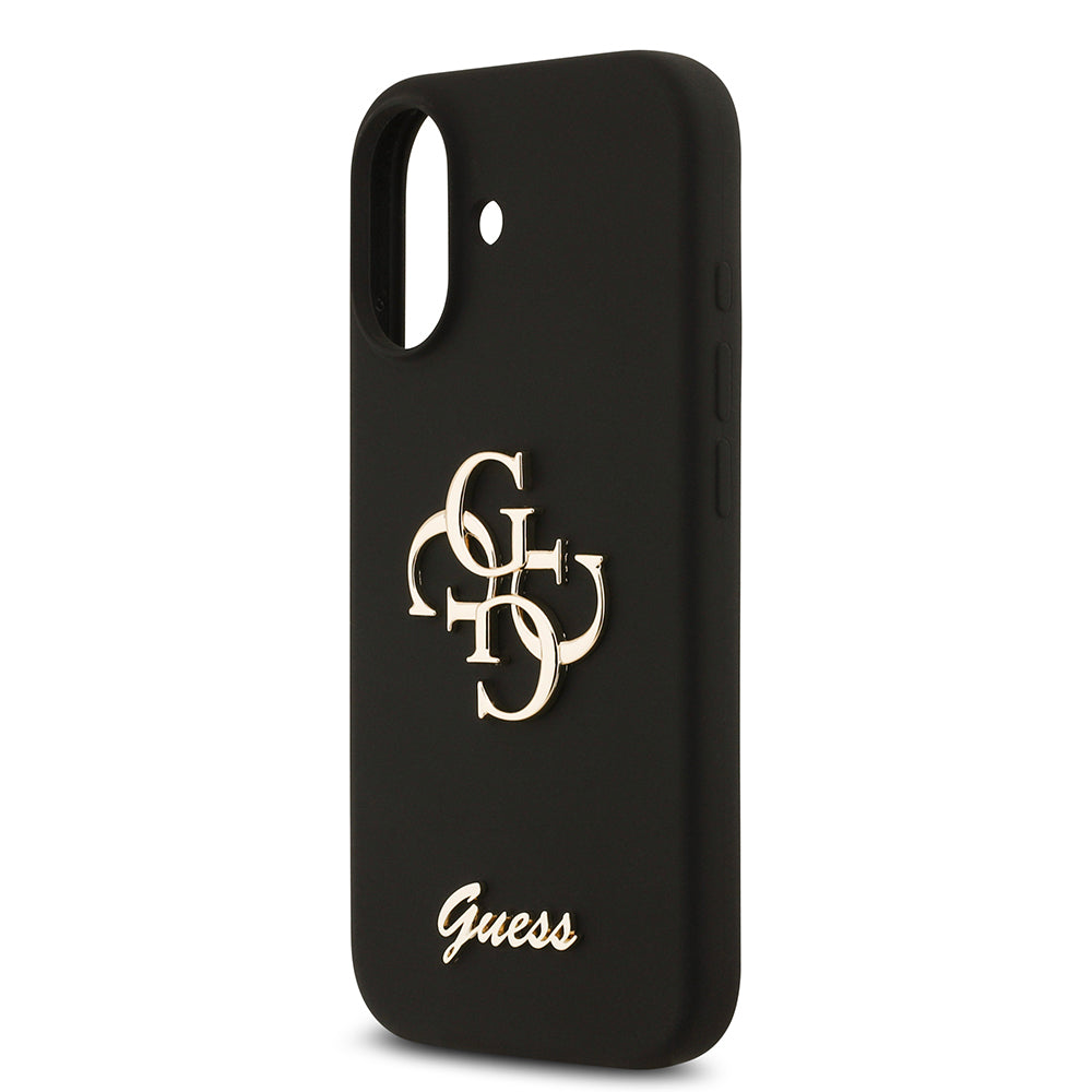 iPhone 17 Kılıf Guess Orjinal Lisanslı Grained Yazı Logolu Kılıf