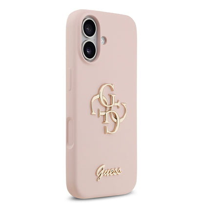iPhone 17 Kılıf Guess Orjinal Lisanslı Grained Yazı Logolu Kılıf
