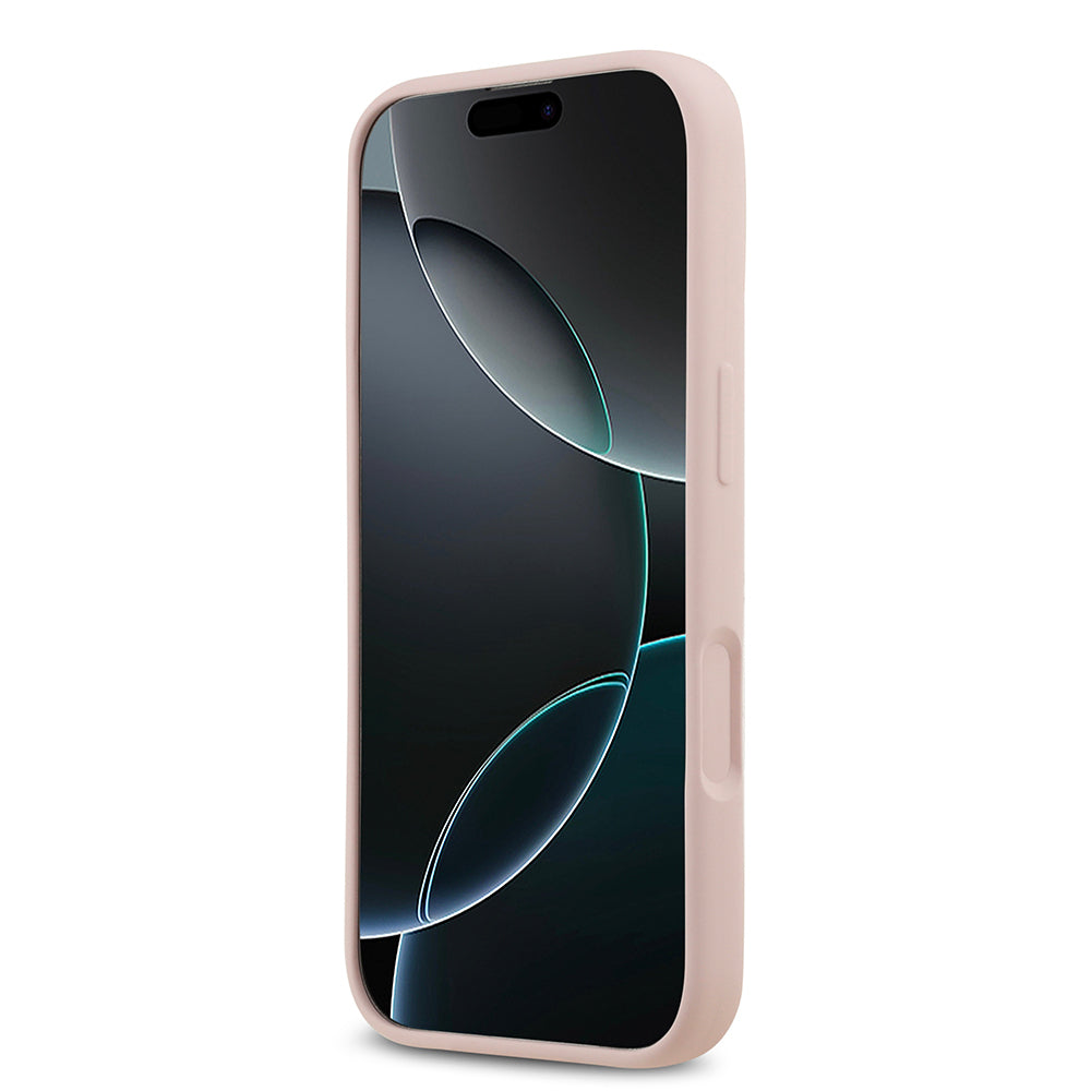 iPhone 17 Kılıf Guess Orjinal Lisanslı Grained Yazı Logolu Kılıf