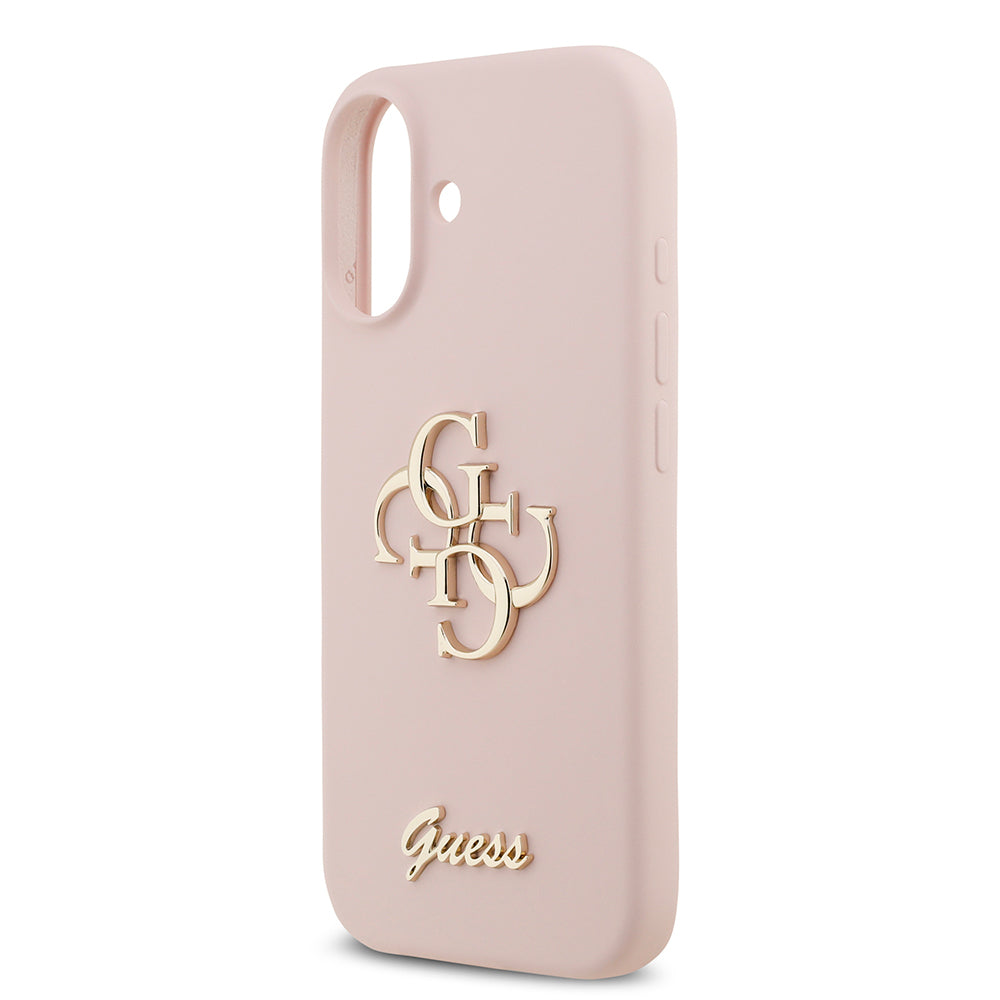 iPhone 17 Kılıf Guess Orjinal Lisanslı Grained Yazı Logolu Kılıf
