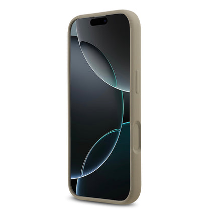 iPhone 17 Kılıf Guess Orjinal Lisanslı Grained Yazı Logolu Kılıf