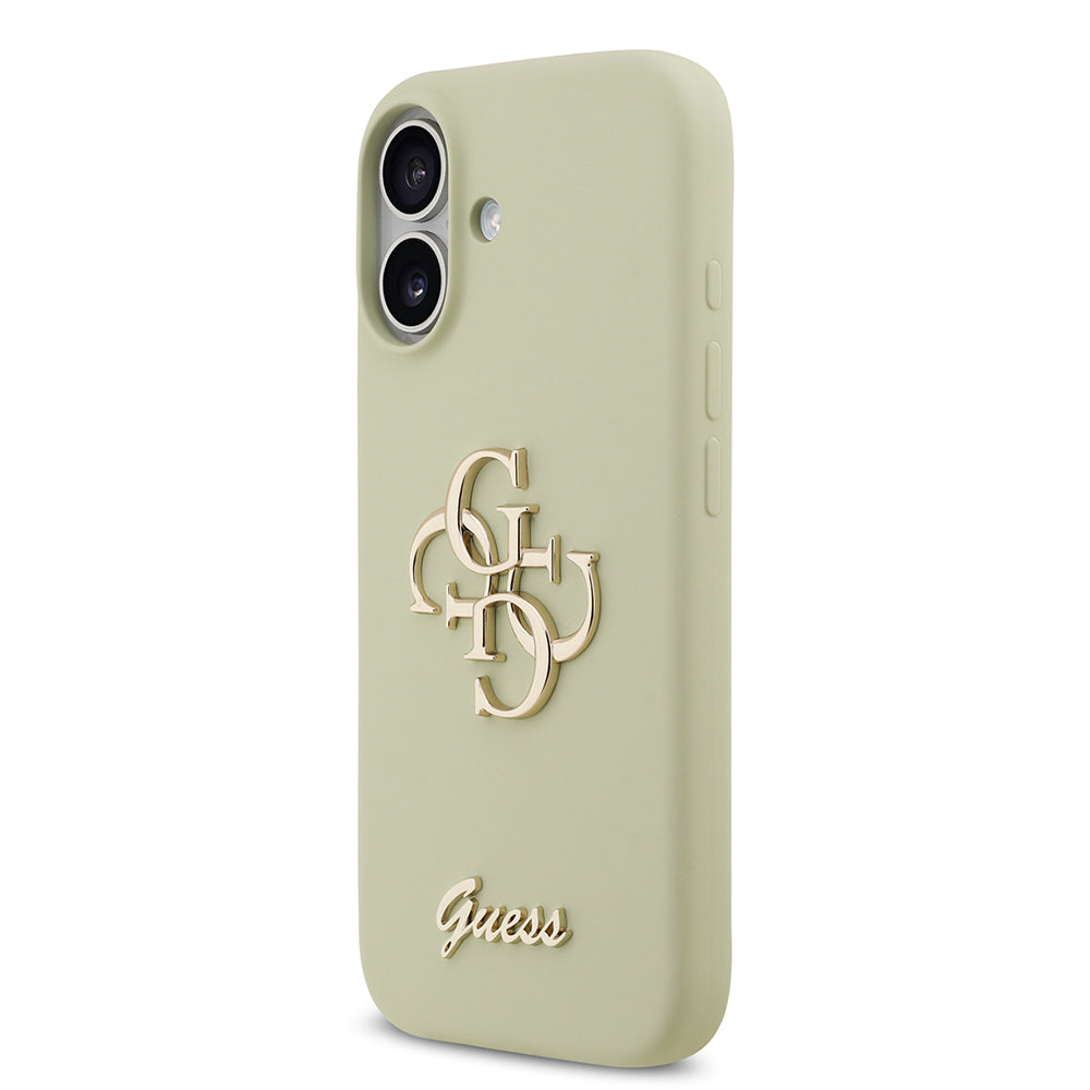 iPhone 17 Kılıf Guess Orjinal Lisanslı Grained Yazı Logolu Kılıf