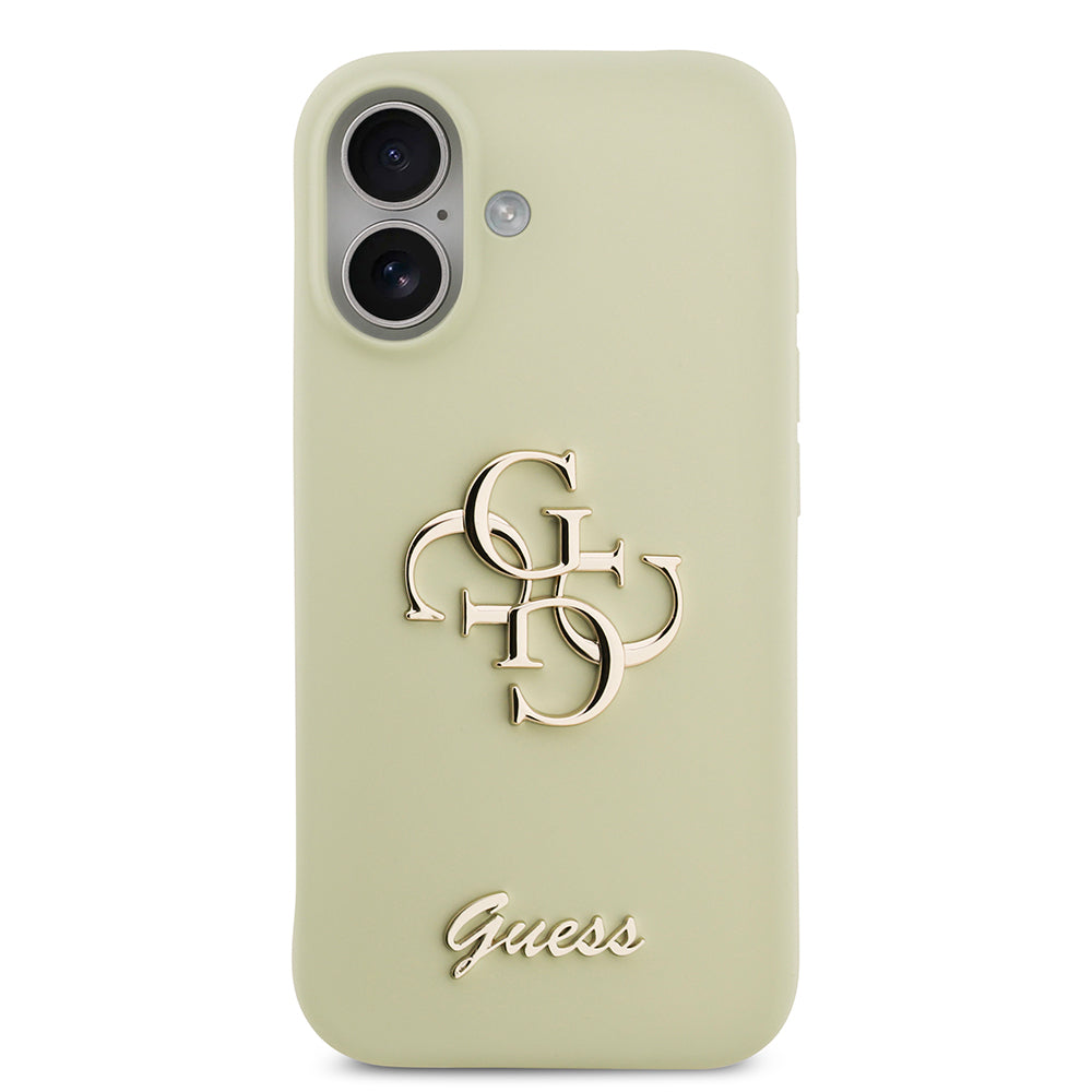 iPhone 17 Kılıf Guess Orjinal Lisanslı Grained Yazı Logolu Kılıf