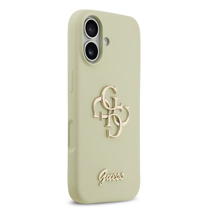 iPhone 17 Kılıf Guess Orjinal Lisanslı Grained Yazı Logolu Kılıf