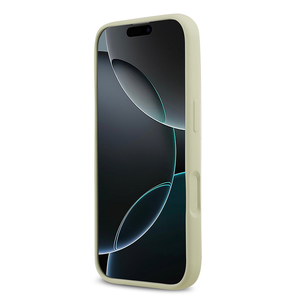 iPhone 17 Kılıf Guess Orjinal Lisanslı Grained Yazı Logolu Kılıf