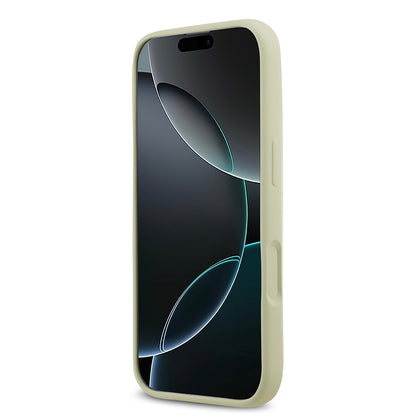 iPhone 17 Kılıf Guess Orjinal Lisanslı Grained Yazı Logolu Kılıf