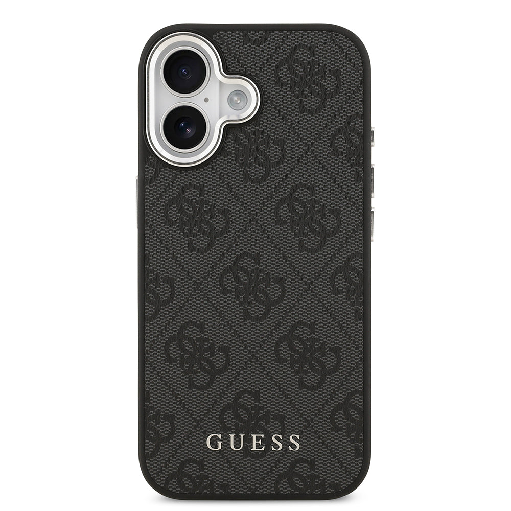 iPhone 17 Kılıf Guess Orjinal Lisanslı M-safe Şarj Özellikli 4G Klasik Yazı Logolu Kılıf
