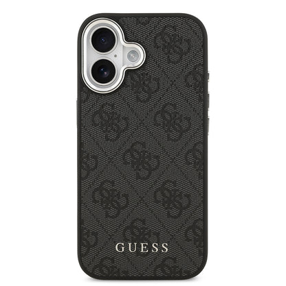 iPhone 17 Kılıf Guess Orjinal Lisanslı M-safe Şarj Özellikli 4G Klasik Yazı Logolu Kılıf