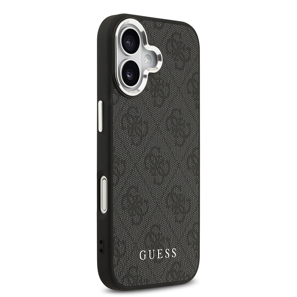 iPhone 17 Kılıf Guess Orjinal Lisanslı M-safe Şarj Özellikli 4G Klasik Yazı Logolu Kılıf