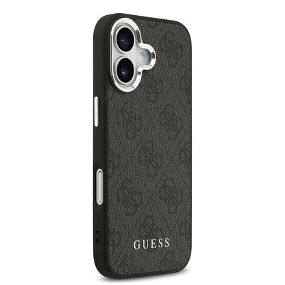 iPhone 17 Kılıf Guess Orjinal Lisanslı M-safe Şarj Özellikli 4G Klasik Yazı Logolu Kılıf
