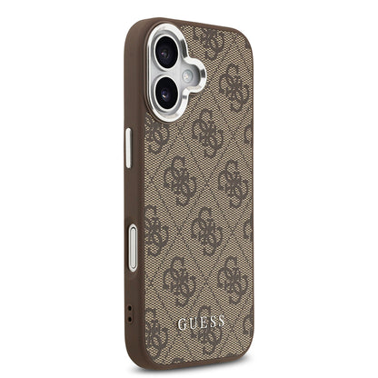 iPhone 17 Kılıf Guess Orjinal Lisanslı M-safe Şarj Özellikli 4G Klasik Yazı Logolu Kılıf