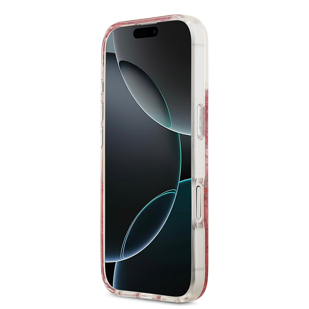 iPhone 17 Kılıf Guess Orjinal Lisanslı M-safe Şarj Özellikli Transparan Resin Bottom Kılıf