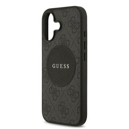 iPhone 17 Kılıf Guess Orjinal Lisanslı M-safe Şarj Özellikli Yazı Logolu Circle Classic Kılıf