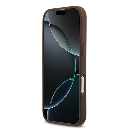 iPhone 17 Kılıf Guess Orjinal Lisanslı M-safe Şarj Özellikli Yazı Logolu Circle Classic Kılıf