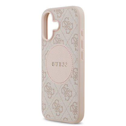 iPhone 17 Kılıf Guess Orjinal Lisanslı M-safe Şarj Özellikli Yazı Logolu Circle Classic Kılıf