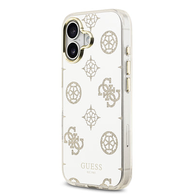 Apple iPhone 17 Kılıf Guess Orjinal Lisanslı Metal Kamera Çerçeveli Simli Aynalı Kapak Gold