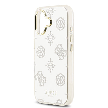 iPhone 17 Kılıf Guess Orjinal Lisanslı Metal Kamera Çerçeveli Simli Aynalı Kılıf