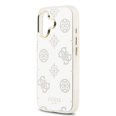 Apple iPhone 17 Kılıf Guess Orjinal Lisanslı Metal Kamera Çerçeveli Simli Aynalı Kapak Gold