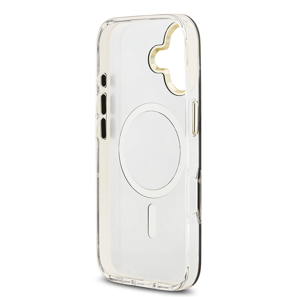 iPhone 17 Kılıf Guess Orjinal Lisanslı Metal Kamera Çerçeveli Simli Aynalı Kılıf