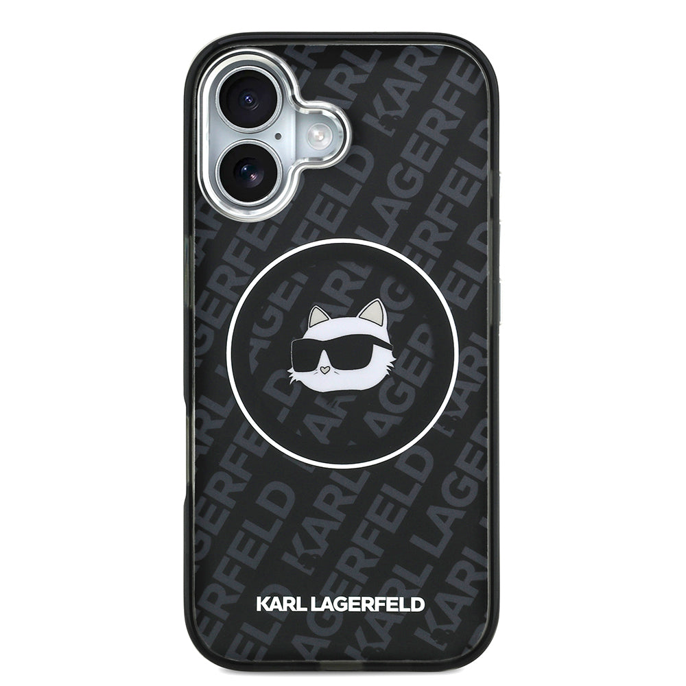 iPhone 17 Kılıf Karl Lagerfeld Orjinal Lisanslı IML Baskılı Choupette Heads Kılıf