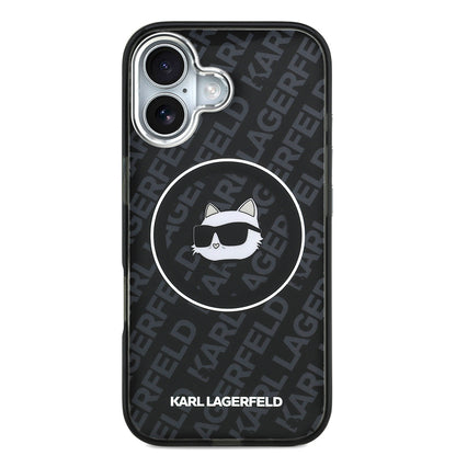 iPhone 17 Kılıf Karl Lagerfeld Orjinal Lisanslı IML Baskılı Choupette Heads Kılıf
