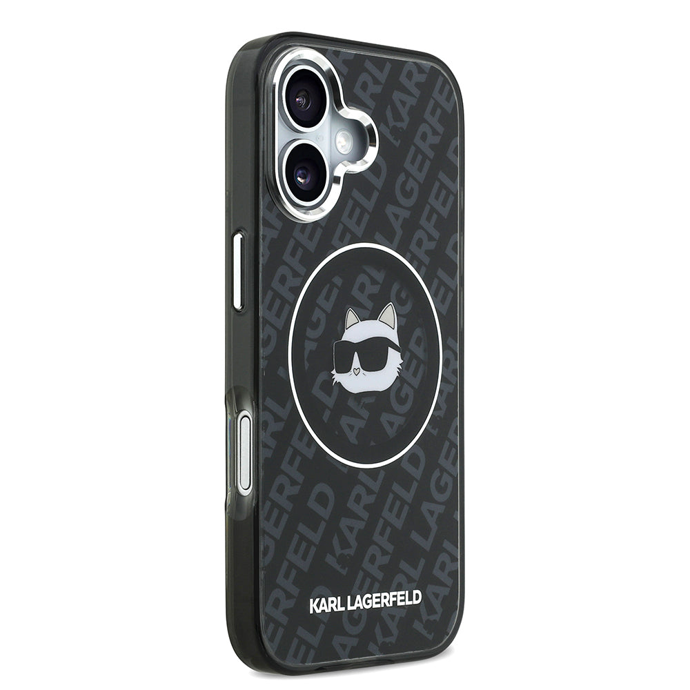 iPhone 17 Kılıf Karl Lagerfeld Orjinal Lisanslı IML Baskılı Choupette Heads Kılıf