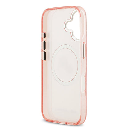 iPhone 17 Kılıf Karl Lagerfeld Orjinal Lisanslı Parlayan Simli Karl & Choupette Heads Kılıf