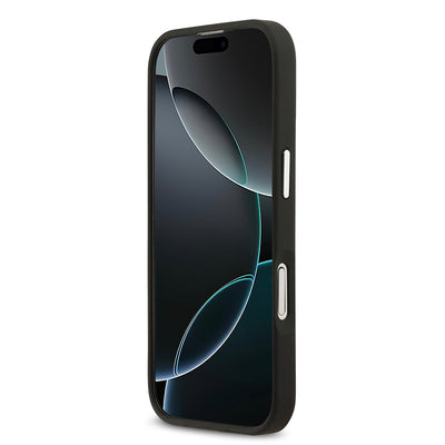 Apple iPhone 17 Kılıf Lacoste Orjinal Lisanslı M-safe Şarj Özellikli Champs Elysees PU Deri Tasarımlı Kapak Pembe