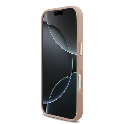 iPhone 17 Kılıf Lacoste Orjinal Lisanslı M-safe Şarj Özellikli Champs Elysees PU Deri Tasarımlı Kılıf