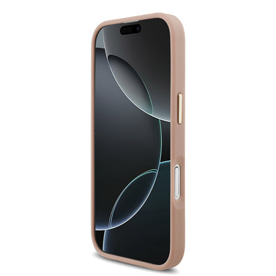 Apple iPhone 17 Kılıf Lacoste Orjinal Lisanslı M-safe Şarj Özellikli Champs Elysees PU Deri Tasarımlı Kapak Siyah