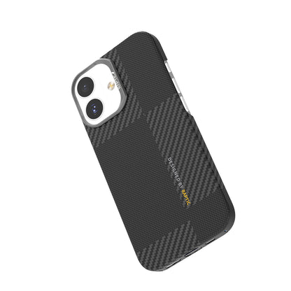 iPhone 17 Kılıf M-safe Şarj Özellikli 600D Metal Kamera Çerçeveli Raptic Aramid Fiber Geotik Serisi Kılıf