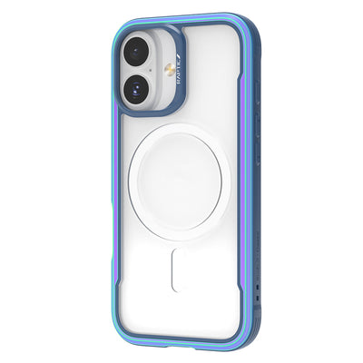 Apple iPhone 17 Kılıf M-safe Şarj Özellikli Airbagli Raptic Shield Serisi Şeffaf Arka Yüzey Kapak Colorful