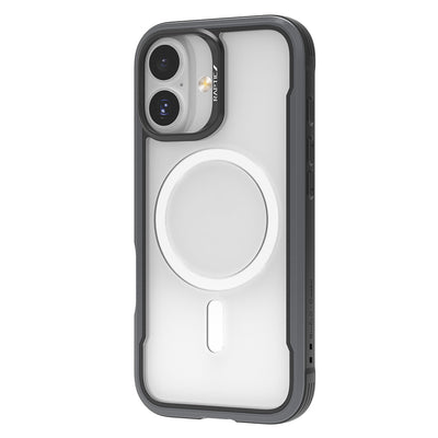 Apple iPhone 17 Kılıf M-safe Şarj Özellikli Airbagli Raptic Shield Serisi Şeffaf Arka Yüzey Kapak Siyah