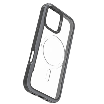 iPhone 17 Kılıf M-safe Şarj Özellikli Airbagli Raptic Shield Serisi Şeffaf Arka Yüzey Kılıf