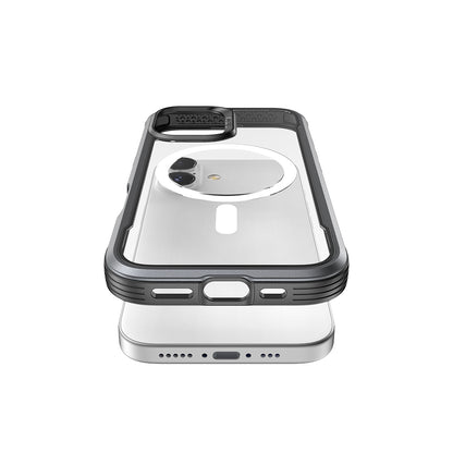 iPhone 17 Kılıf M-safe Şarj Özellikli Airbagli Raptic Shield Serisi Şeffaf Arka Yüzey Kılıf