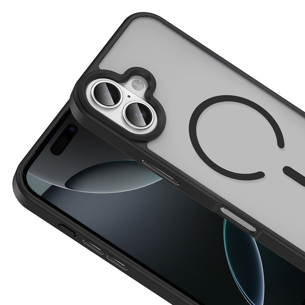 iPhone 17 Kılıf M-safe Şarj Özellikli Mat Arka Yüzey Zore Sio Kılıf