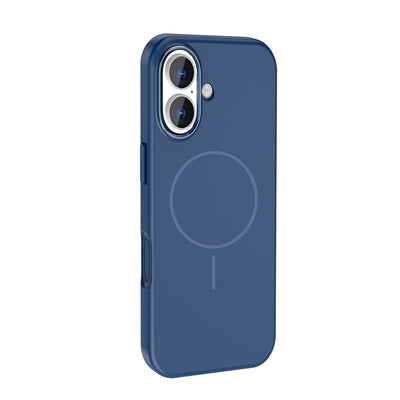 Apple iPhone 17 Kılıf M-Safe Şarj Özellikli Metal Kamera Çerçeveli Zore Edi Silikon Kapak Lila