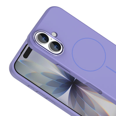 Apple iPhone 17 Kılıf M-Safe Şarj Özellikli Metal Kamera Çerçeveli Zore Edi Silikon Kapak Turuncu