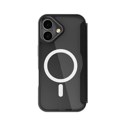 iPhone 17 Kılıf M-Safe Şarj Özellikli Raptic Air Folio Şeffaf Kartlıklı Kılıf