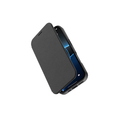 iPhone 17 Kılıf M-Safe Şarj Özellikli Raptic Air Folio Şeffaf Kartlıklı Kılıf