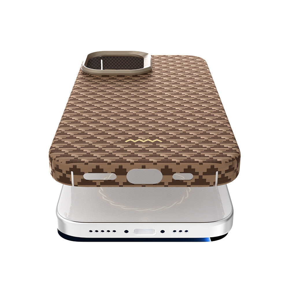 iPhone 17 Kılıf M-safe Şarj Özellikli Raptic Aramid Skin Origin Serisi Kılıf