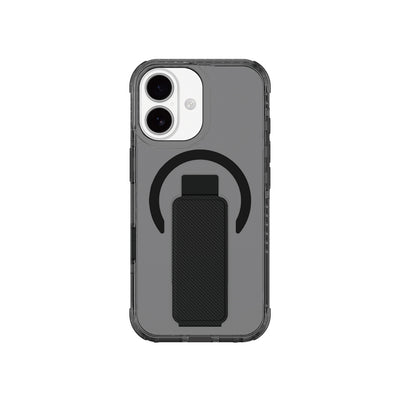 Apple iPhone 17 Kılıf M-safe Şarj Özellikli Standlı Amazingthing Titan Pro Plus Kapak Siyah