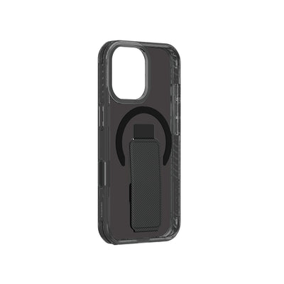 Apple iPhone 17 Kılıf M-safe Şarj Özellikli Standlı Amazingthing Titan Pro Plus Kapak Siyah