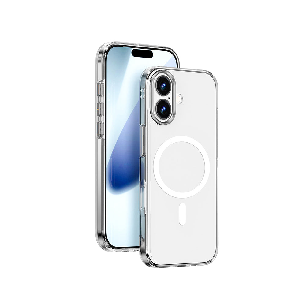 iPhone 17 Kılıf M-safe Şarj Özellikli Wiwu YXK-208 Invisible Ultra Sert PC Kılıf