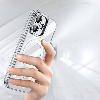 iPhone 17 Kılıf M-safe Şarj Özellikli Wlons Standlı Efsane Kılıf