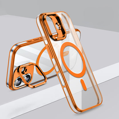 iPhone 17 Kılıf M-safe Şarj Özellikli Wlons Standlı Efsane Kılıf