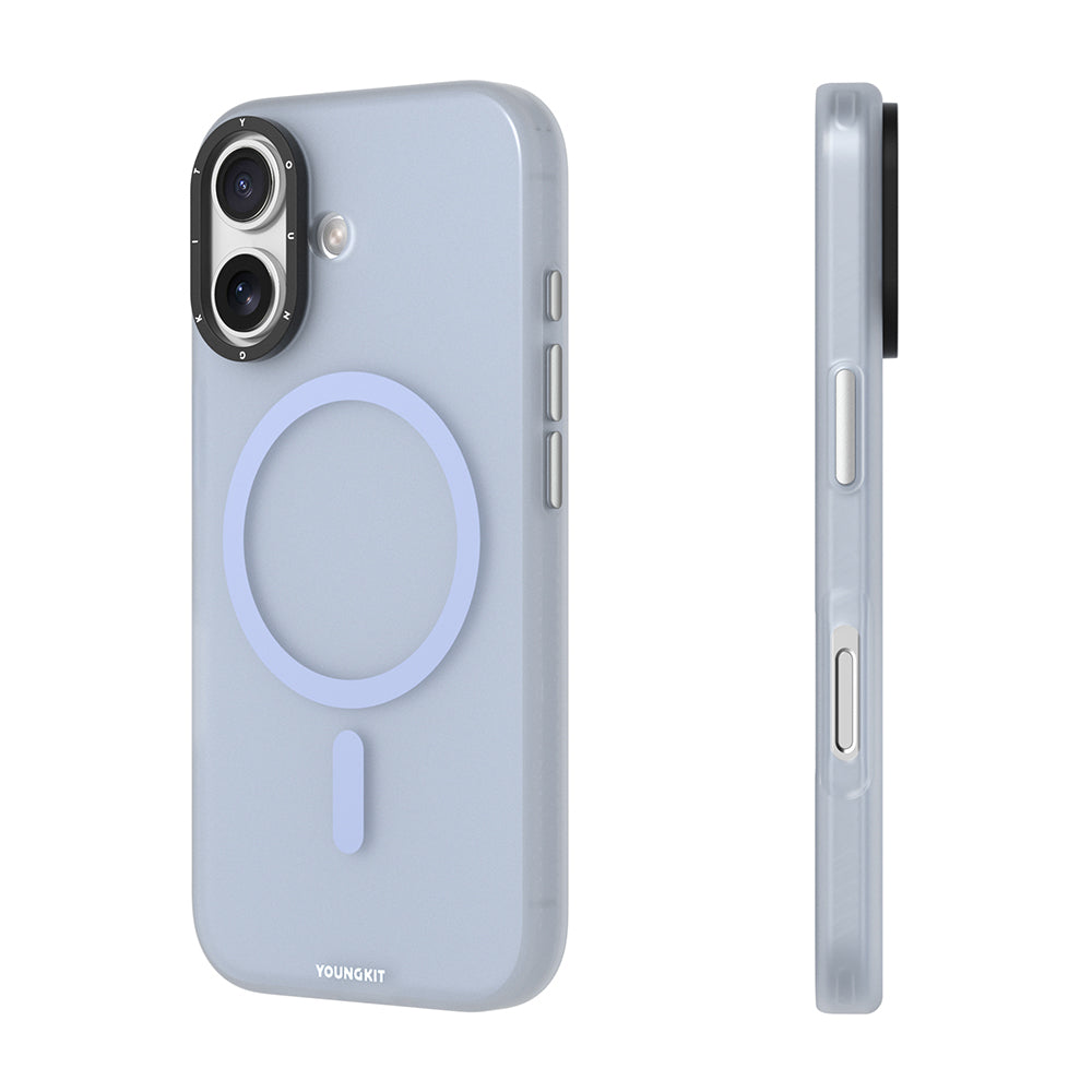 iPhone 17 Kılıf M-safe Şarj Özellikli Youngkit Hidden Sand Serisi Kılıf