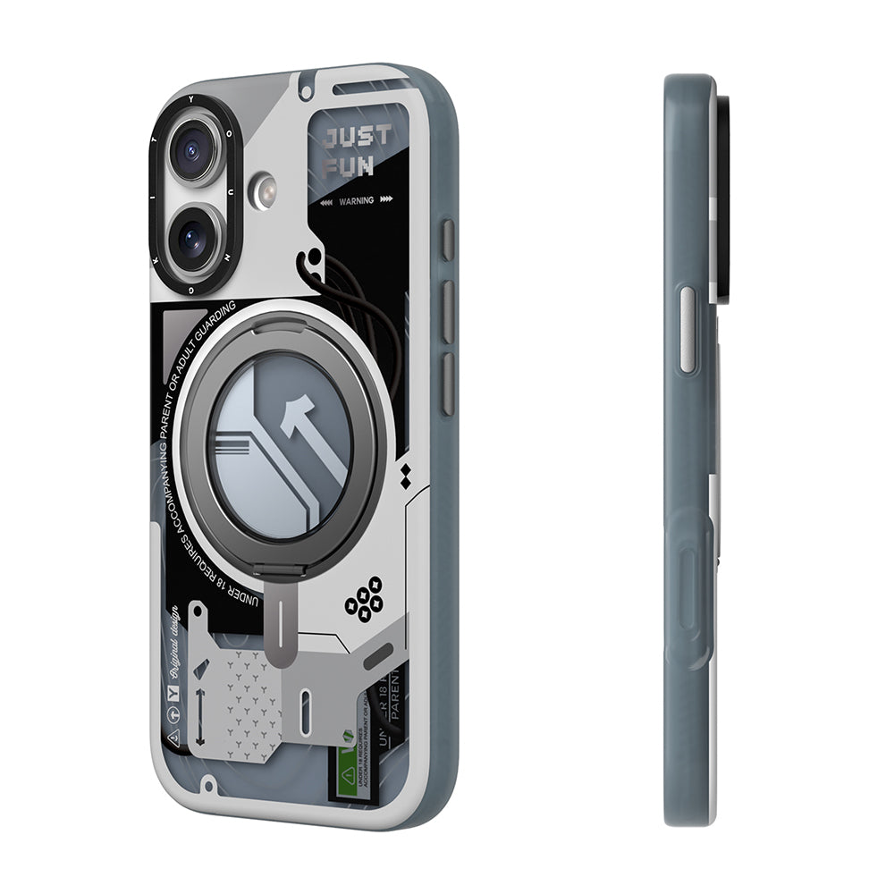 iPhone 17 Kılıf M-safe Şarj Özellikli Youngkit Starship Serisi Kılıf